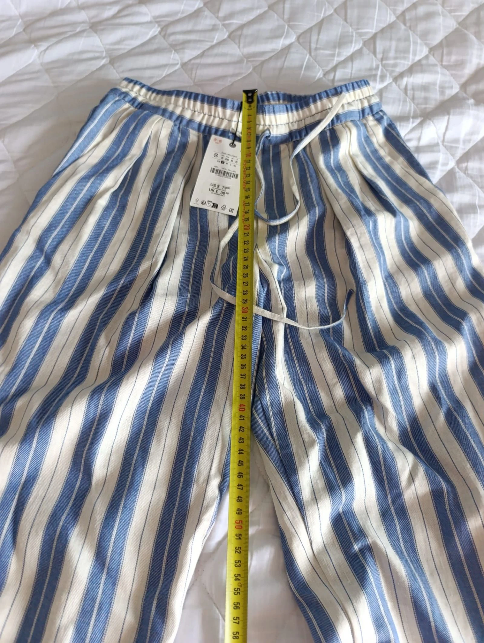 Pantalón Zara pijamero de rayas talla S  – photo 9